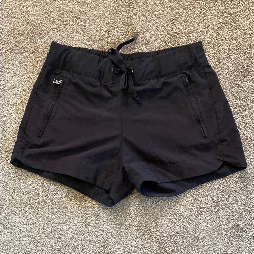 Women's Soft Waist Athletic Black Shorts